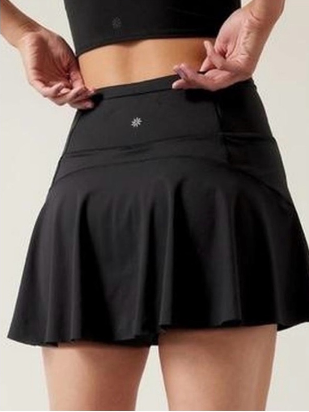 Athleta Ace Tennis Skirt 13.5” Black